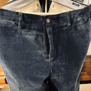 Mens 33 x 28 Ralph Lauren Navy Corduroy Pants